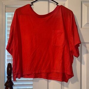 Casual Coral Women's Crop Top